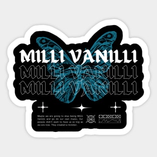 Milli Vanilli // Butterfly Sticker